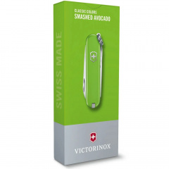 Складной нож Victorinox Classic SD Colors Smashed Avocado 58 мм 7 функций Зеленый (0.6223.43G) Чернигов