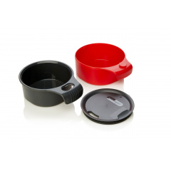 Набор посуды Humangear GoKit Deluxe 7-tool Mess Kit Charcoal/Red (1054-022.0126) Нововолынск