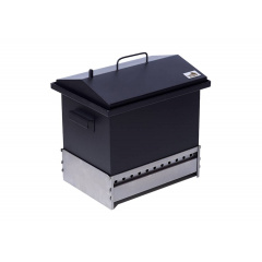 Коптильня стальная Smoke House M Thermo Черная Куйбышево
