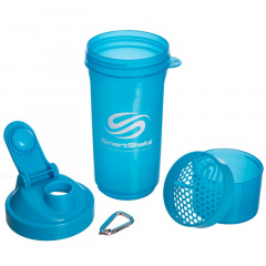 Шейкер 2-х камерный для спортивного питания SMART SHAKER SLIM FI-5054 Голубой Львів