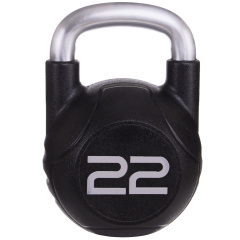 Гиря PU с хромированной ручкой Кроссфит Zelart TA-2681-22 22кг Кропивницкий