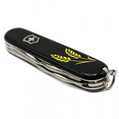 Складной нож Victorinox Spartan Ukraine 91 мм 12 функций Колоски пшеницы (1.3603.3_T1330u) Покровск