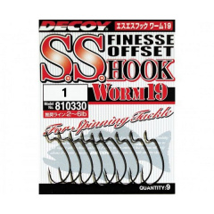 Крючок Decoy Worm 19 S.S Hook 01 9 шт/уп (1013-1562.00.10) Южноукраинск