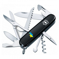 Нож Victorinox Huntsman Ukraine 91мм Карта Украины син-желт. (1049-Vx13713.3_T1166u) Киев