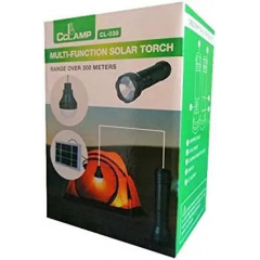 Фонарь ручной CCLAMP CL-038 с LED лампой и солнечной панелью (3_02941) Львів