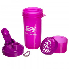 Шейкер 2-х камерный для спортивного питания SMART SHAKER SLIM FI-5054 Фиолетовый Житомир