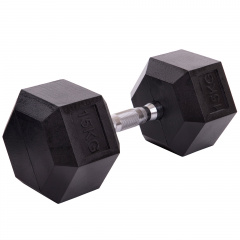 Гантель цельная шестигранная SP-Planeta SC-80075-15 15кг 1шт Київ