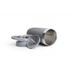 Шейкер спортивный SmartShake Reforce Stainless Steel 30oz/900ml Gray (1838398732) Энергодар