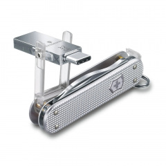 Швейцарский нож Victorinox Work 58 мм 6 функций USB флешка 32 Гб Серебристый (4.6261.26G32B1) Доманівка