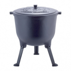 Казан чугунный Kamille 15 л Черный (KM 4808V) Хмельник