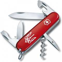 Складной нож Victorinox Spartan Ukraine 91 мм, 12 фунций Трезубец готический белый (1.3603_T0630u) Мукачево