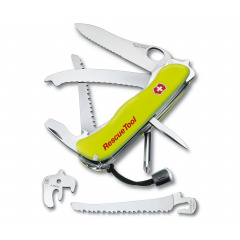 Швейцарский нож Victorinox Rescue Tool 111 мм 15 функций Желтый (0.8623.MWN) Киев
