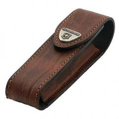 Кожаный чехол для ножей Victorinox 84-91 мм 2-4 слоя Коричневый (4.0543) Новое