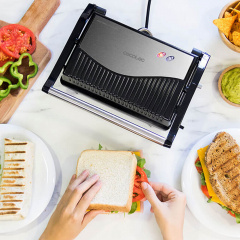 Гриль CECOTEC Rock'nGrill 750 Full Open 23х14.5 см серый с черным CCTC-03011 (8435484030113) Хмельницький