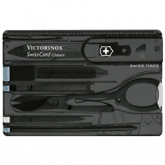 Швейцарская карта Victorinox SwissCard Classic Чёрная (0.7133.T3B1) Дніпро