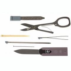 Швейцарская карта Victorinox SwissCard Classic Чёрная (0.7133.T3B1) Дніпро