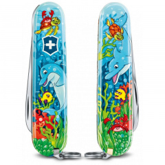 Набор детский подарочный Victorinox My First Children Set Animal Edition Dolphin нож 84 мм/9 функций (0.2373.E1) Харьков