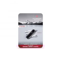 Складной нож Victorinox Classic SD 58 мм 7 функций Черный в блистере (0.6223.3B1) Доманівка