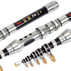 Удочка телескопическая для рыбалки LEO 27593 1,8 м Черный (6909-25854) Сміла