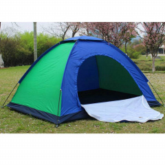 Палатка туристическая 3-х местная кемпинговая No Brand Camping Spot 2х1.5х1.1м Сине-зеленый Черноморск