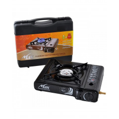Портативная газовая плита с чемоданом Max MS-2500LPG Black Генічеськ