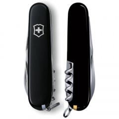 Складной нож Victorinox Camper 91 мм, 13 функций Черный (1.3613.3) Токмак