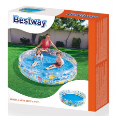 Детский надувной бассейн Bestway 51004 «Подводный мир», 152 х 30 см (hub_m328fj) Дніпро
