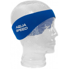Повязка для плавания Aqua Speed Neoprene Earband JR 50 - 55 см 6108 Синяя (178-01) Єланець