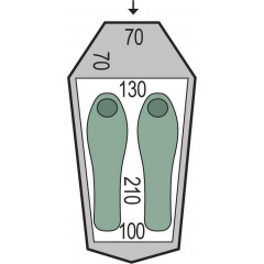 Намет Pinguin Arris 2 (1033-PNG 105.Green) Житомир