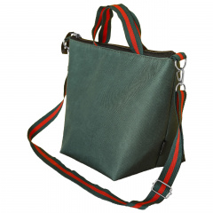 Термосумка lunch bag Зипер зеленая VS Thermal Eco Bag Полтава