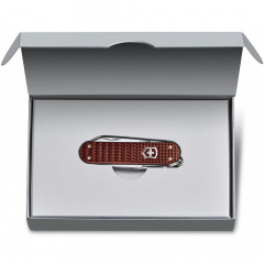 Складной нож Victorinox Classic SD Precious Alox Hazel Brown 58 мм 5 функций Коричневый рифленый (0.6221.4011G) Житомир