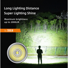 Фонарик ручной аккумуляторный SuperFire D18 3350 Lumen IP44 Black Косів