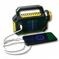 Фонарь переносной RIAS HS-8029-1-А с солнечной панелью и функцией PowerBank 3000 mAh (3_03163) Хмільник