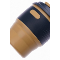 Складной силиконовый стакан с крышкой Collapsible 350 мл COFFEE Дніпро