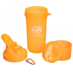 Шейкер 2-х камерный для спортивного питания SMART SHAKER SLIM FI-5054 Оранжевый Коростень