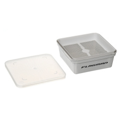 Коробка для наживки Flagman (сито, кришка) 12x12 см GREY (MMI0025) Житомир