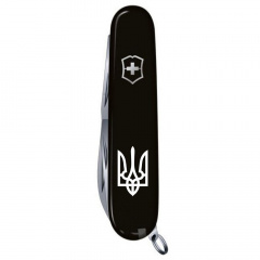 Складной нож Victorinox Spartan Ukraine 91 мм 12 Трезубец белый (1.3603.3_T0010u) Гуляйполе