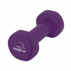 Гантели виниловые PowerPlay 4125 Achilles 2*2.5 кг Фиолетовые (2шт.) Токмак