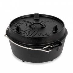 Котелок-жаровня чугунная Petromax Dutch Oven ft4.5 на ножках 3,5 л (1017-ft4.5) Доманёвка