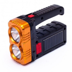 Фонарь переносной Hotter Mouse 7701-A с солнечной панелью 1000 mAh Orange-Black (3_02954) Володарск-Волынский
