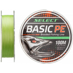 Шнур Select Basic PE Салатовый 100 м 0.16мм 8.3кг/18lb (1870-27-50) Купянск