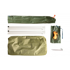 Тент туристический со стойками Tramp Lite Tent Зеленый TLT-034 Прилуки