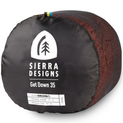 Спальник Sierra Designs Get Down 550F 35 Long Красный Одесса