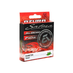 Шнур Azura Safina X4 II 150м / #1.5 / 0.205мм / 24lb /10.9кг (ASX-15) Рівне