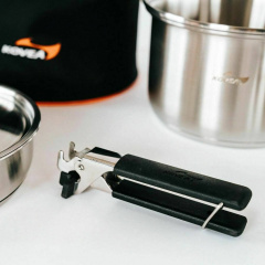 Набор посуды Kovea Stainless Cookware на 5-6 человек Серый (1053-KCW-1901) Кременець