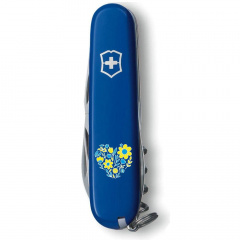 Складной нож Victorinox Spartan Ukraine Цветочное сердце (1.3603.2_T1246u) Хуст