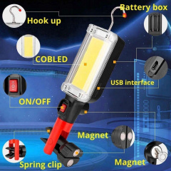 Фонарик Bailong 8859 B/ 7636 COB 2*18650 BATTERY USB CHARGE Миколаїв