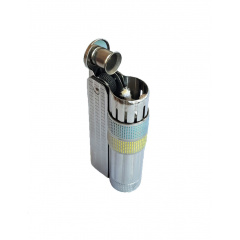 Бензиновая зажигалка IMCO Super Triplex Oil chrome yellow-blue Two Tone (IM1800083) Боярка