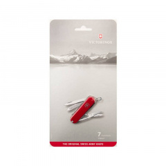 Складной нож Victorinox Classic SD 58 мм 7 функций Красный в блистере (0.6223.B1) Доманівка