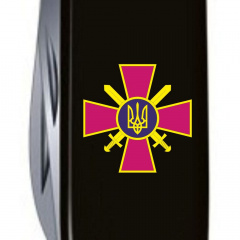 Складной нож Victorinox Spartan Army 91 мм Эмблема СВ ВСУ (1.3603.3_W0020u) Городок